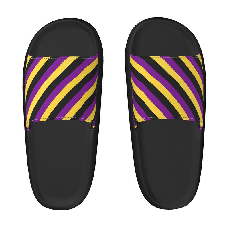 Pillow Slider - Black, Purple, Yellow