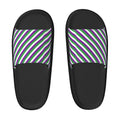 Pillow Slider - Purple, Green, White