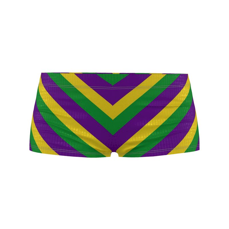 Hot Pants - Green, Purple, yellow