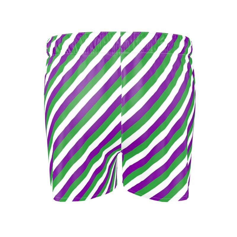 Sally Boxer Shorts - Purple Green White