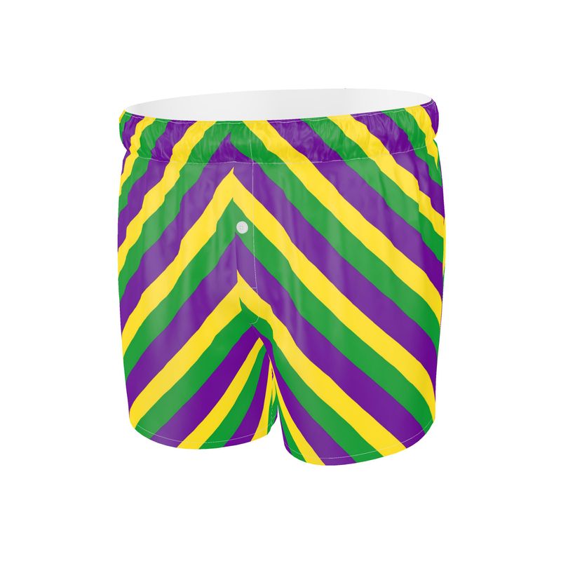 Sally Boxer Shorts - Purple Yellow Green