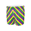 Sally Boxer Shorts - Purple Yellow Green