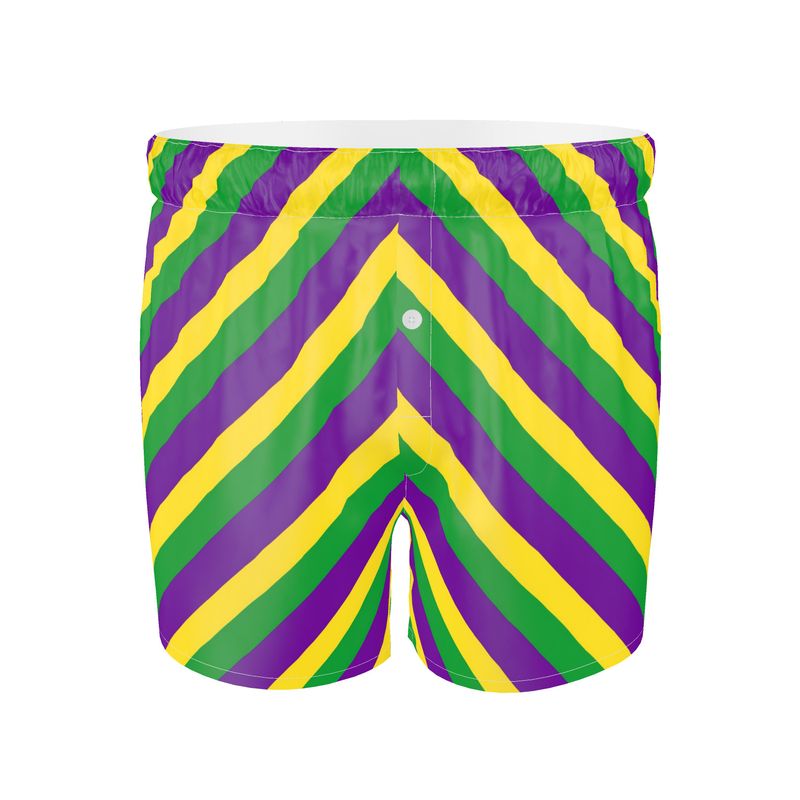 Sally Boxer Shorts - Purple Yellow Green