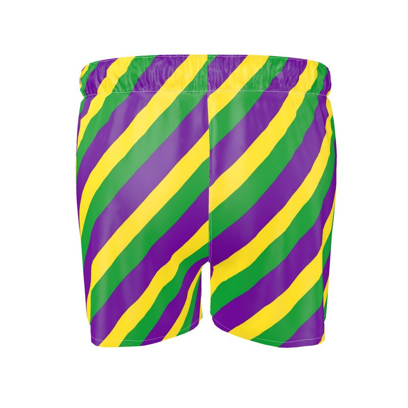 Sally Boxer Shorts - Purple Yellow Green