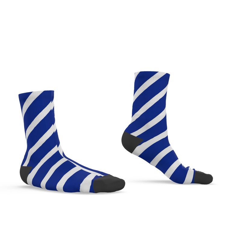 Socks - Blue White