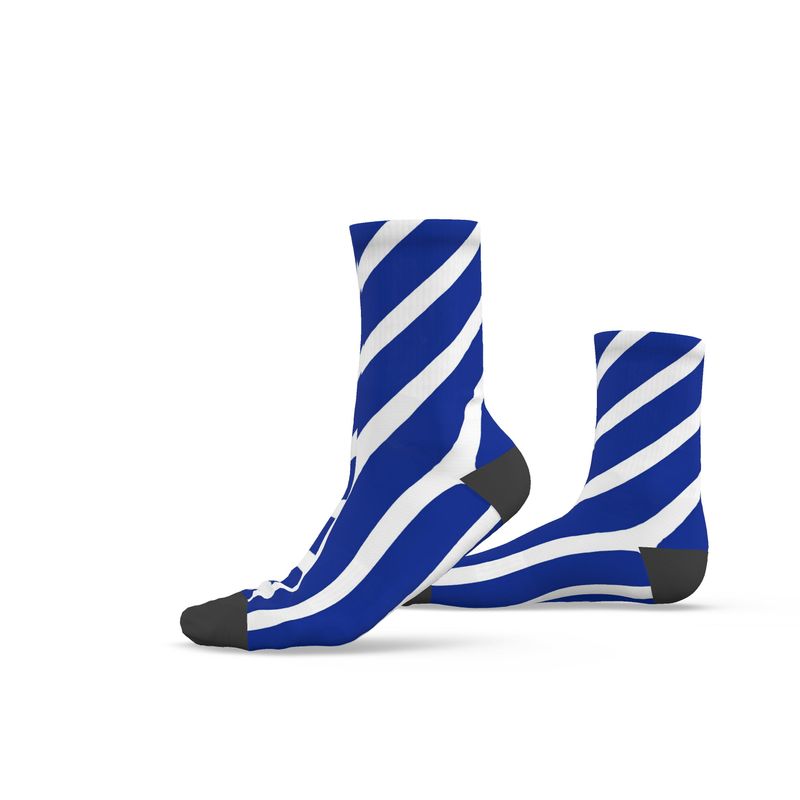 Socks - Blue White