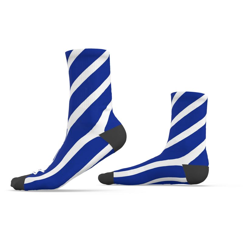 Socks - Blue White
