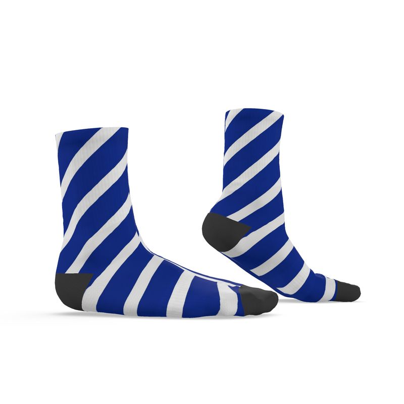 Socks - Blue White