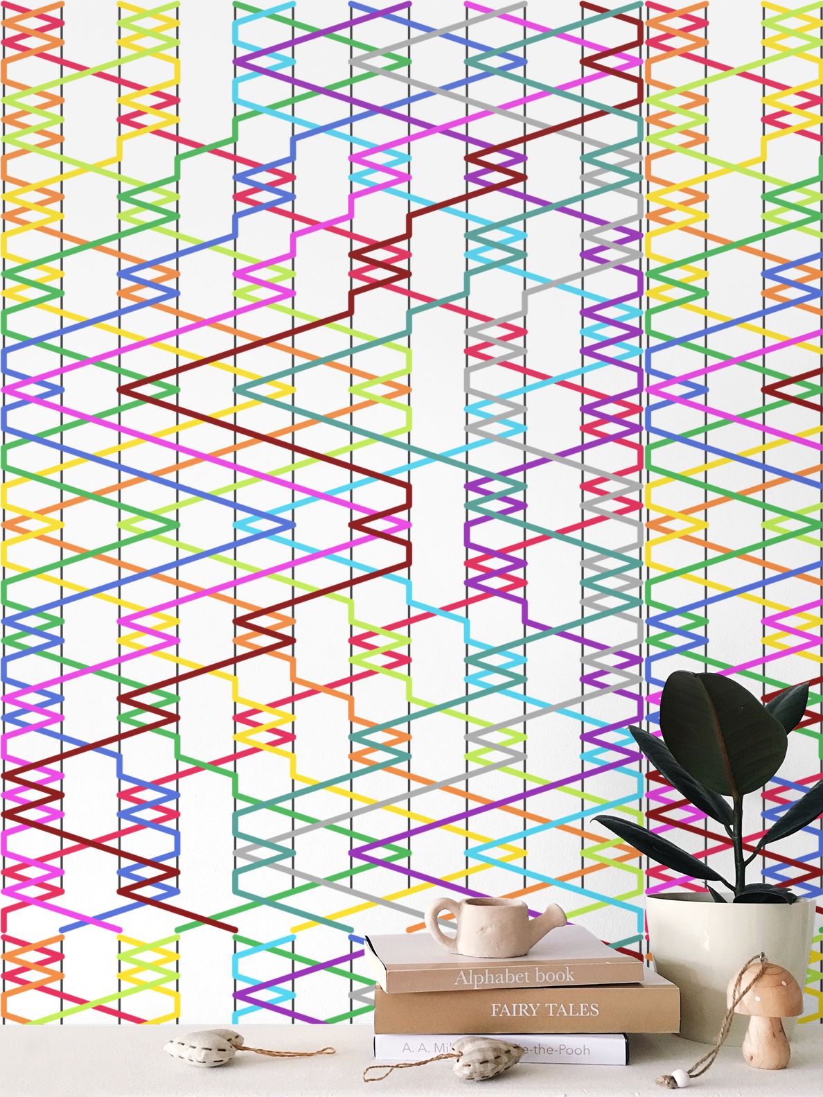 Repeat Pattern Wallpaper - Bristol Surprise Maximus