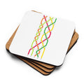 Cork-back coaster - St Simon's Bob Doubles (Grid) – Home & G