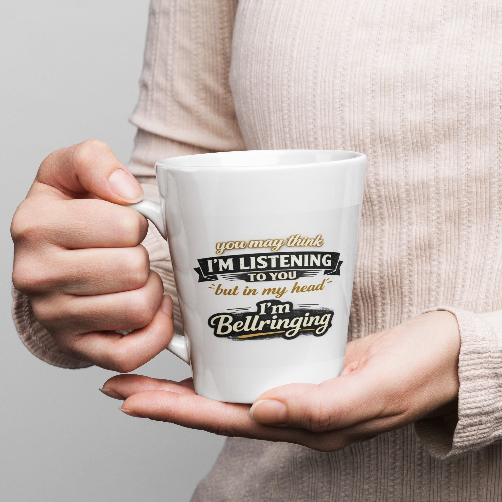 Latte mug - You Think I'm Listening! – Home & Garden > Kitch