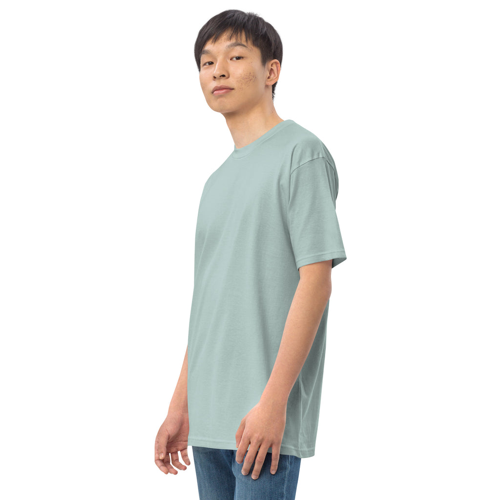 Men’s premium heavyweight tee - Wrong Kind of Learner (Back 