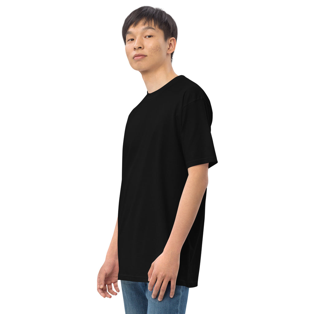 Men’s premium heavyweight tee - Wrong Kind of Learner (Back 