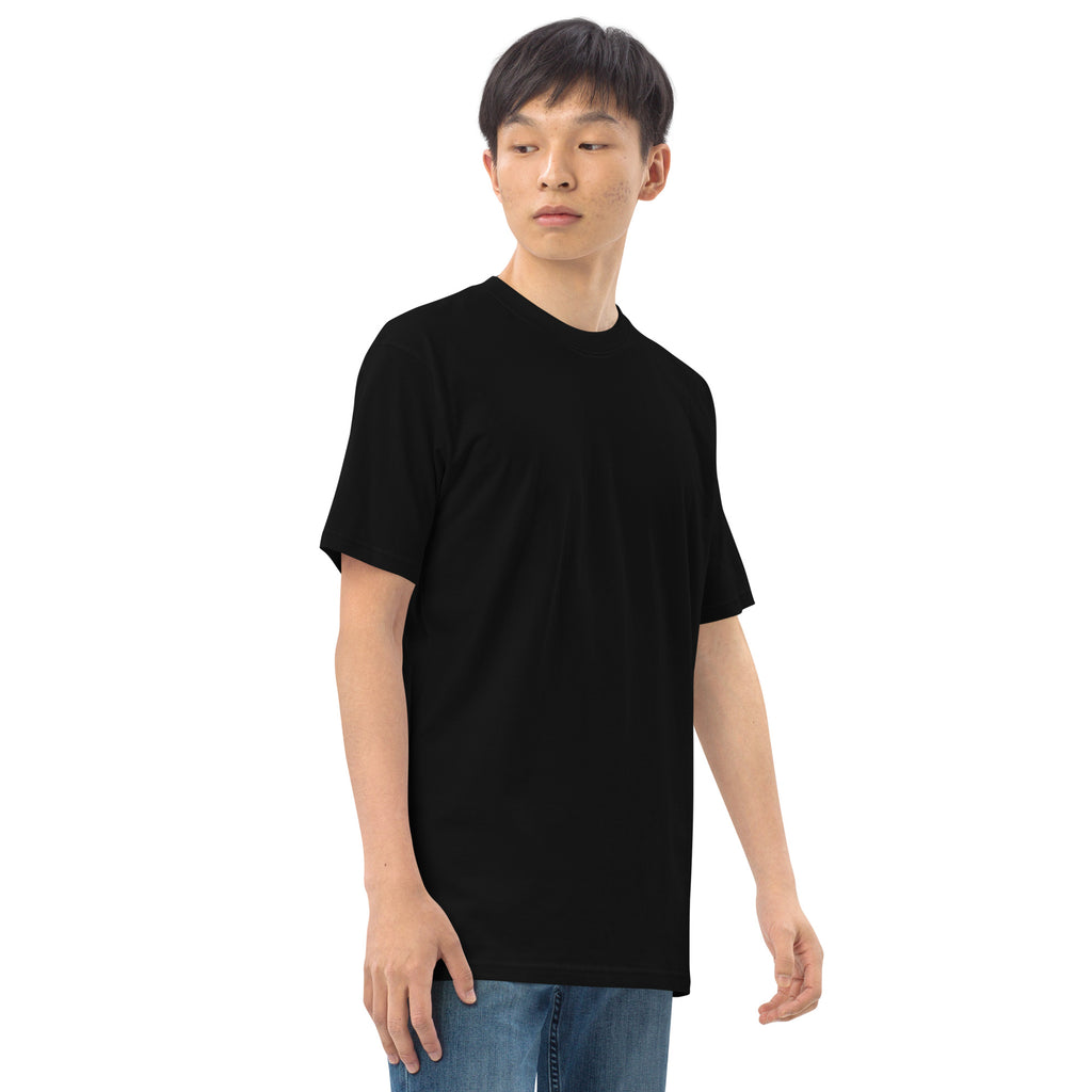 Men’s premium heavyweight tee - Wrong Kind of Learner (Back 