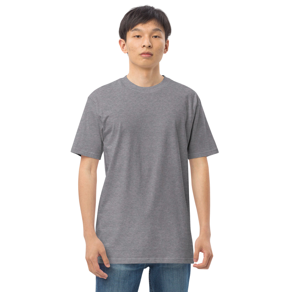 Men’s premium heavyweight tee - Wrong Kind of Learner (Back 