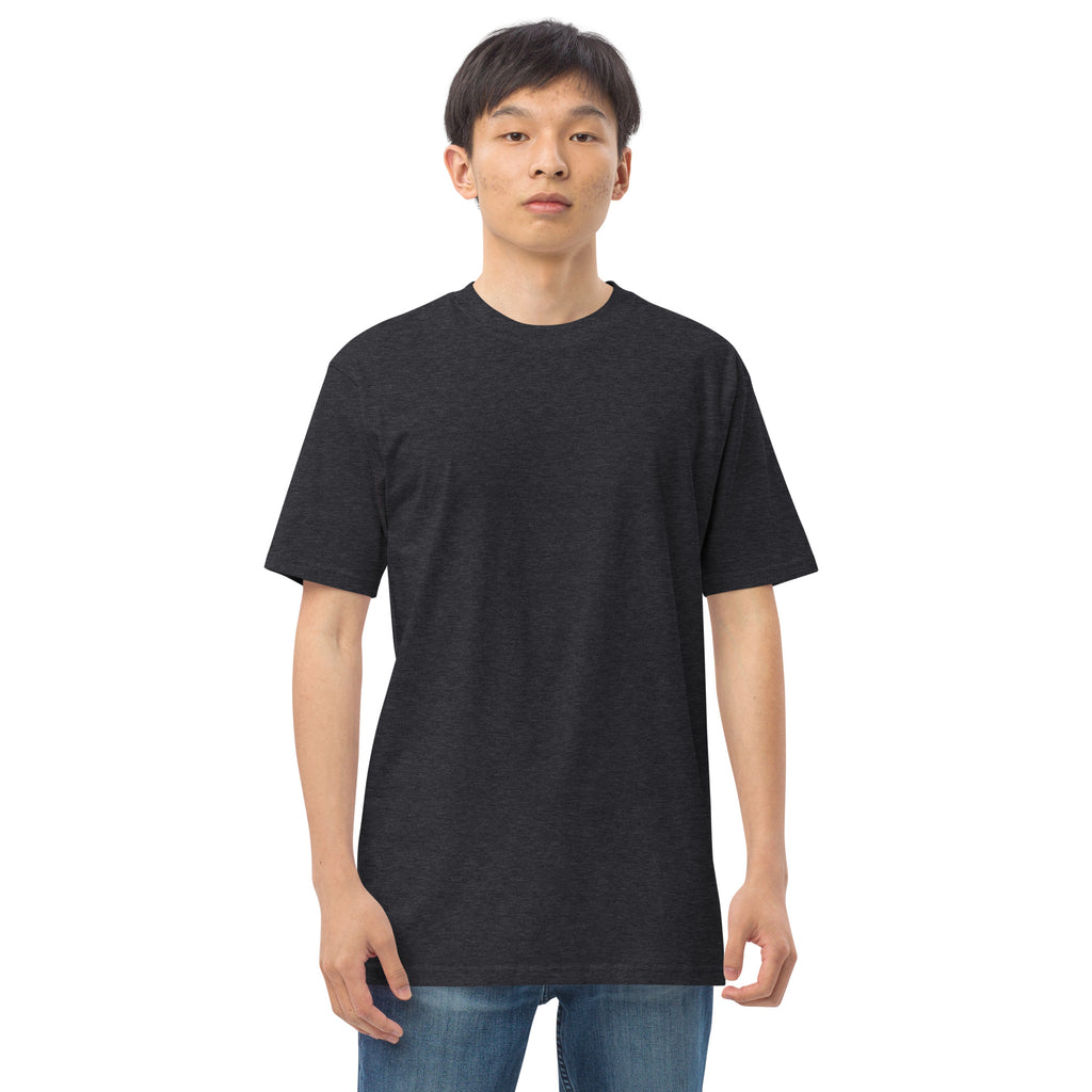 Men’s premium heavyweight tee - Wrong Kind of Learner (Back 