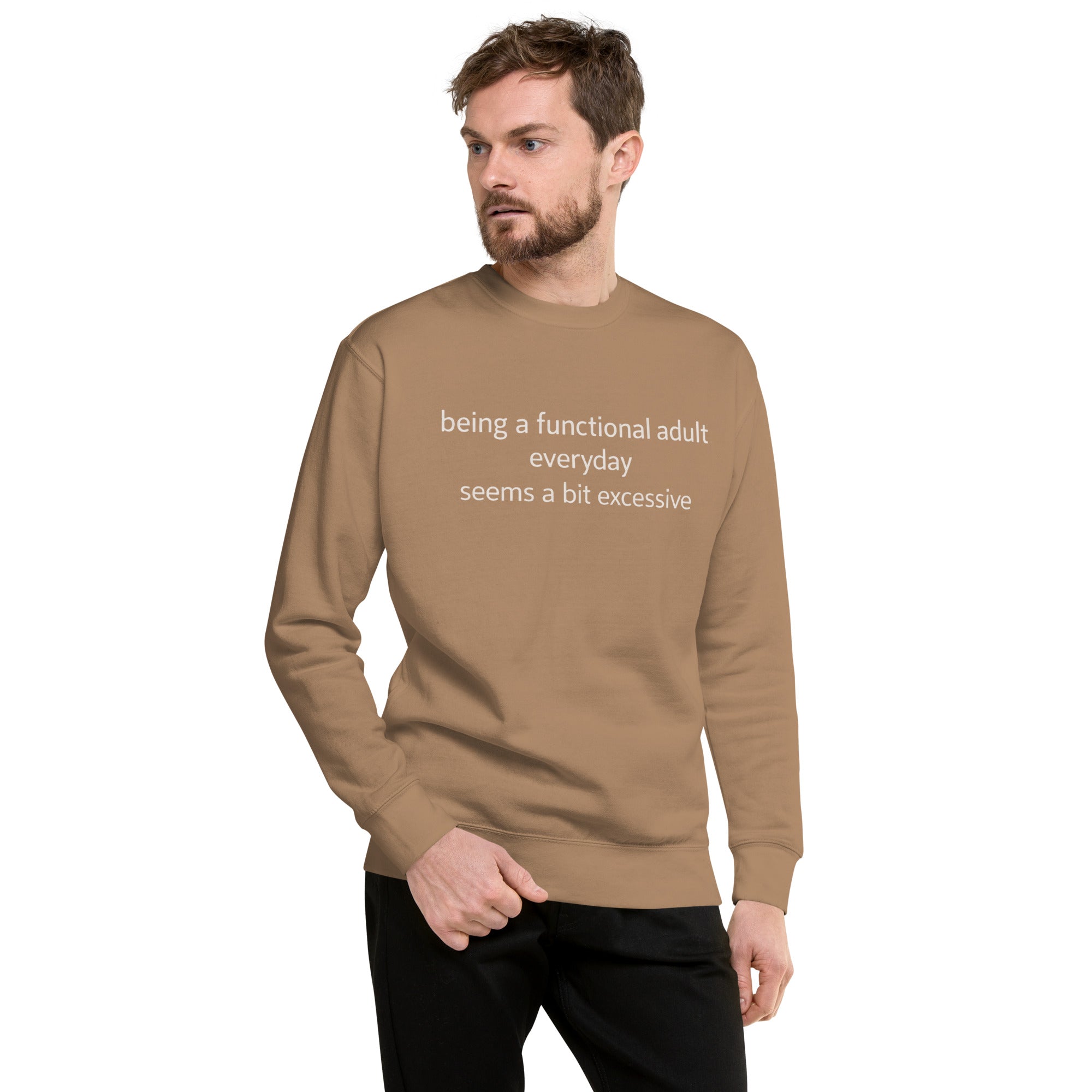 Unisex Premium Sweatshirt - Being Functional – Apparel & Acc