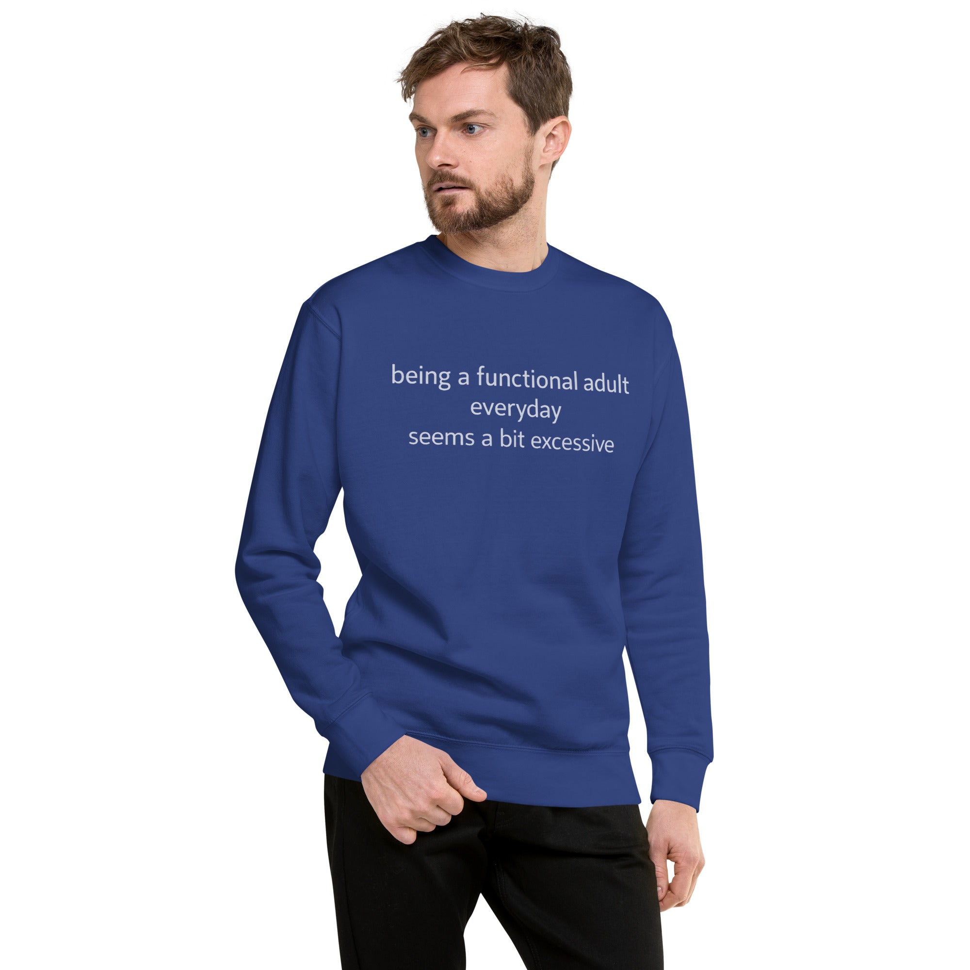 Unisex Premium Sweatshirt - Being Functional – Apparel & Acc