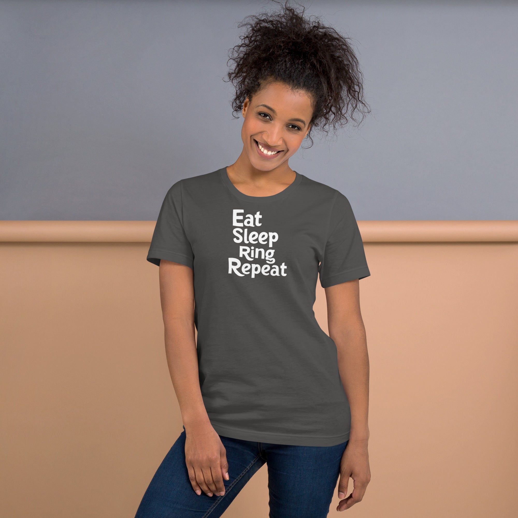 Unisex t-shirt - Eat Sleep Ring Repeat – Apparel & Accessori