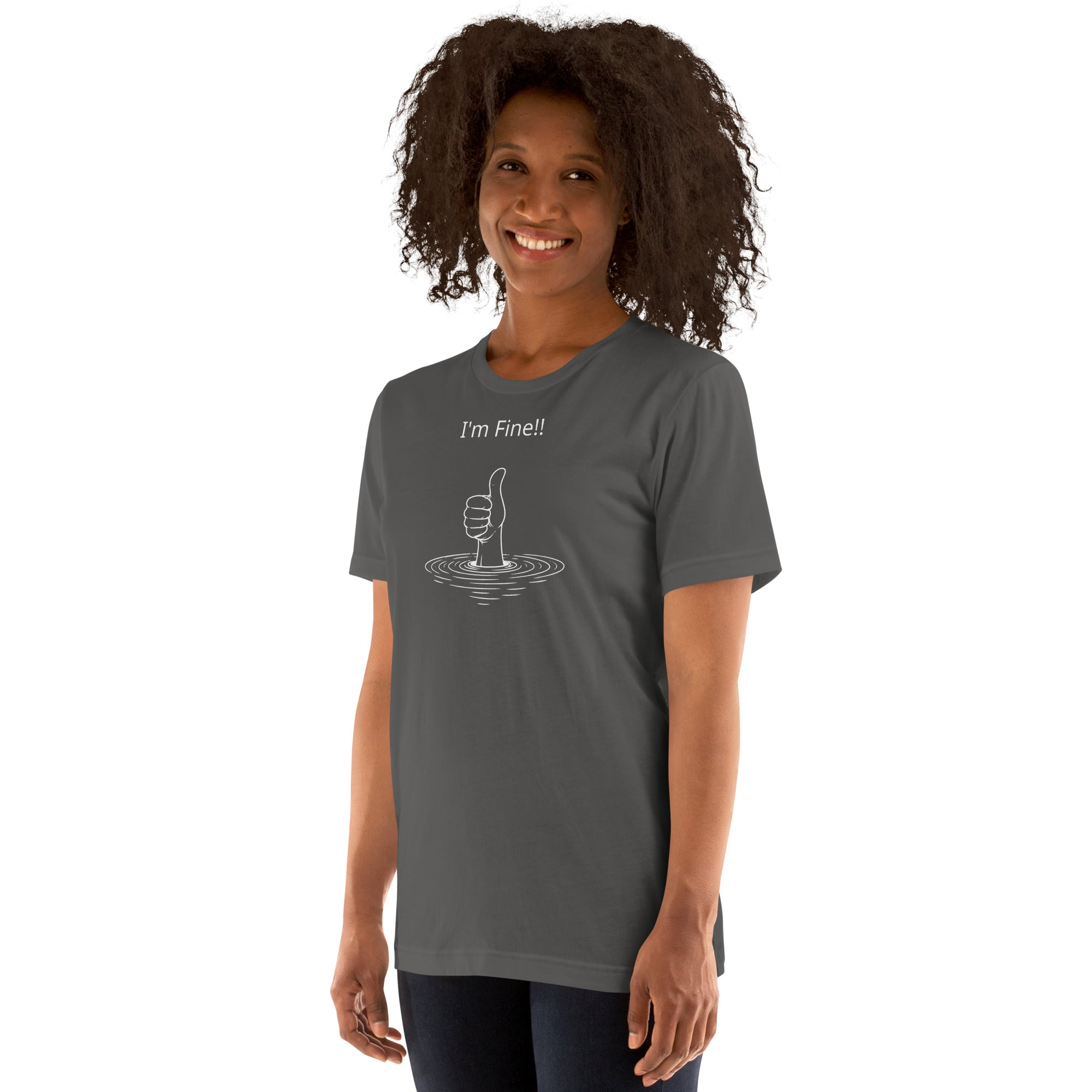 Unisex t-shirt - I'm Fine! – Apparel & Accessories > Clothin