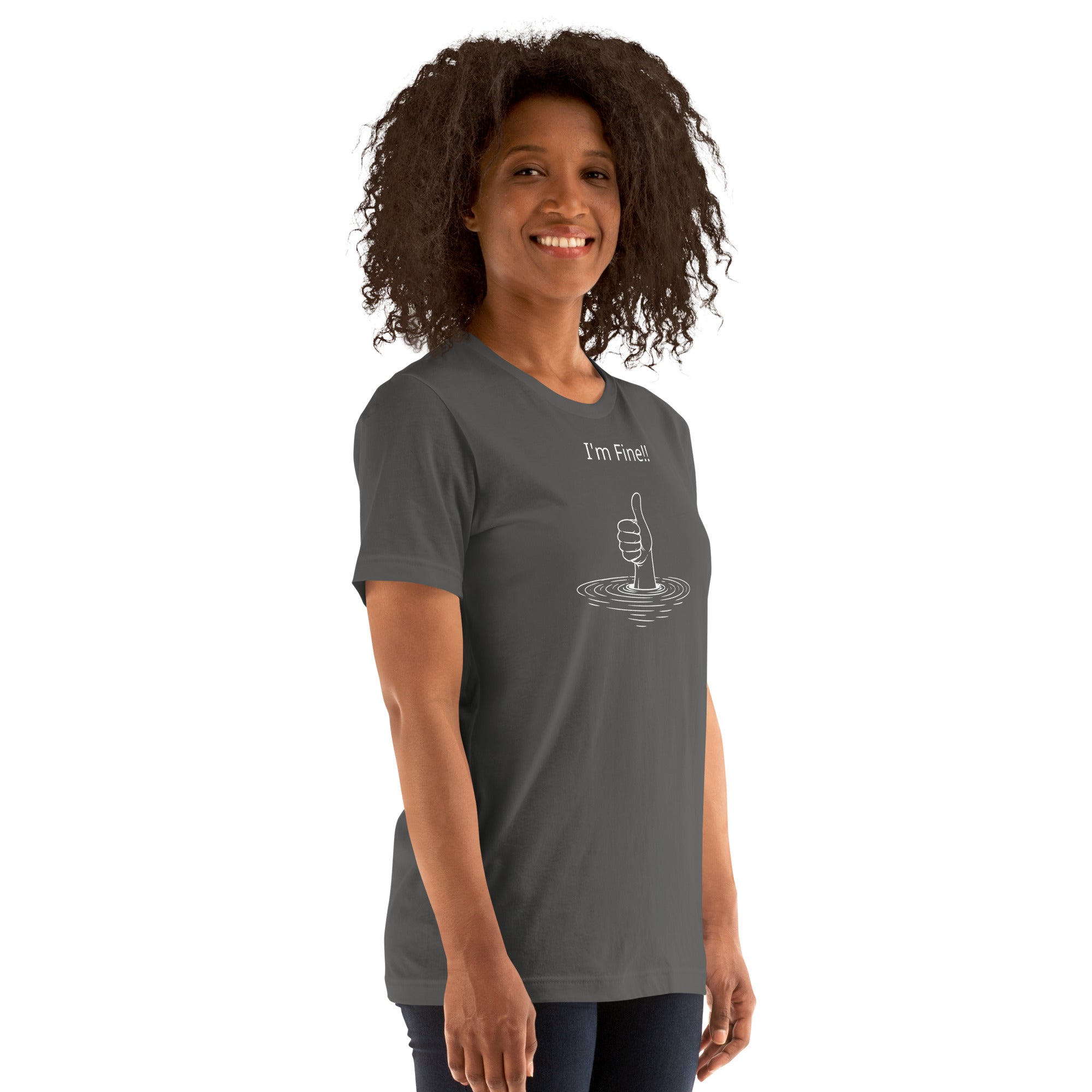 Unisex t-shirt - I'm Fine! – Apparel & Accessories > Clothin