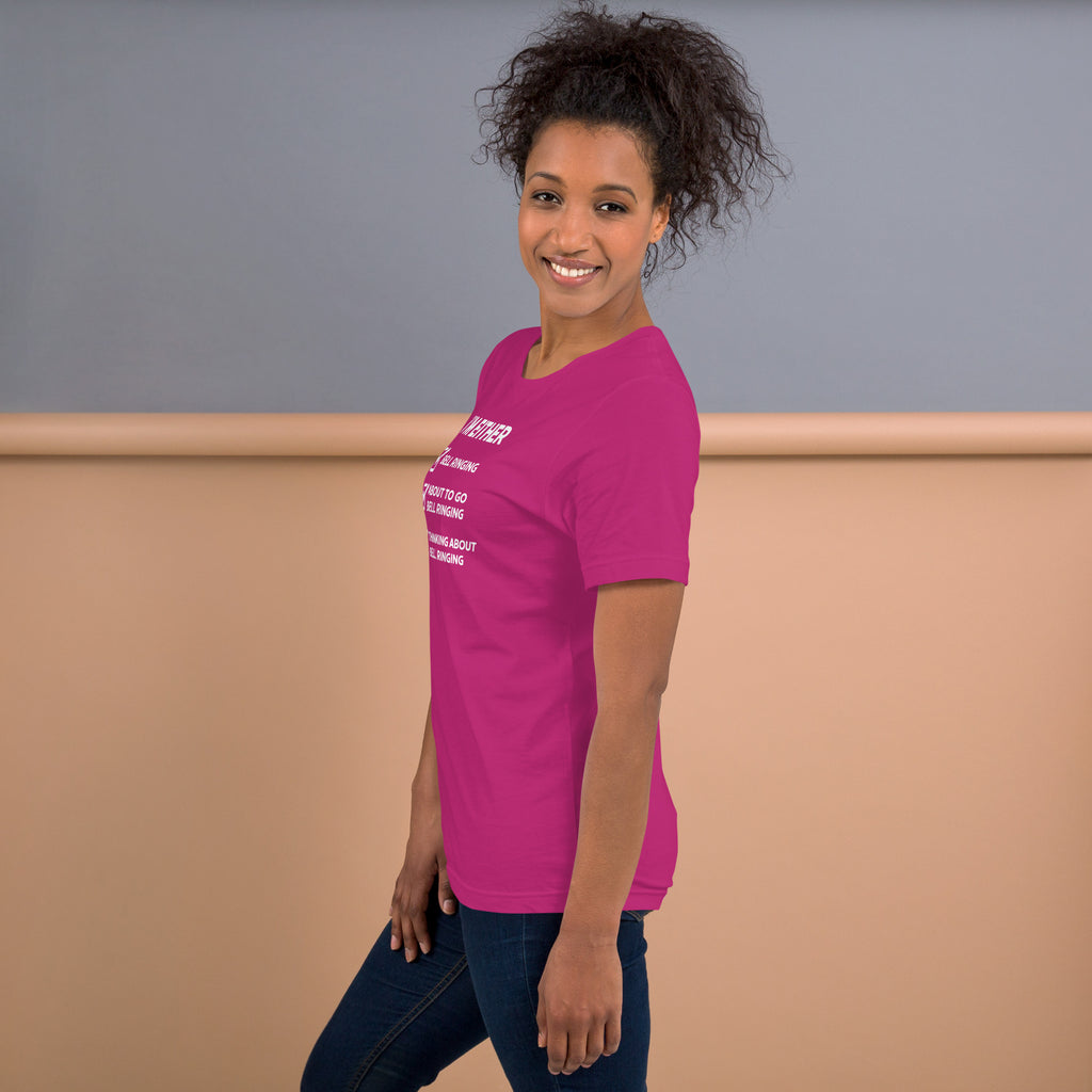 Unisex t-shirt - Thinking About Ringing – Apparel & Accessor