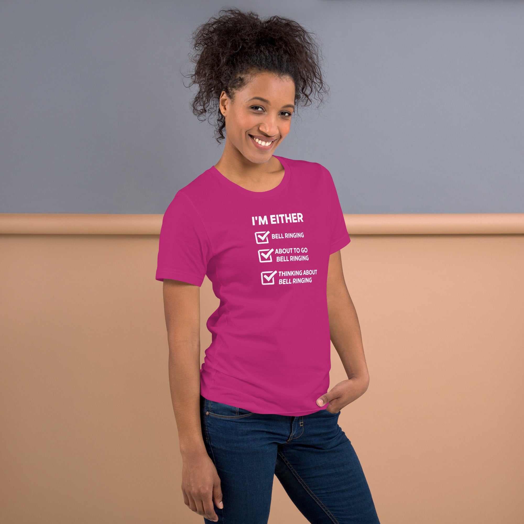Unisex t-shirt - Thinking About Ringing – Apparel & Accessor