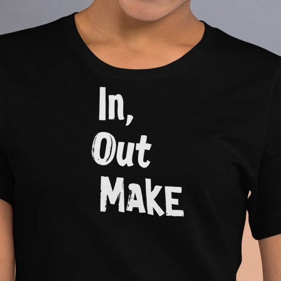 Unisex t-shirt - In Out Make – Apparel & Accessories > Cloth