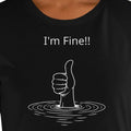 Unisex t-shirt - I'm Fine! – Apparel & Accessories > Clothin