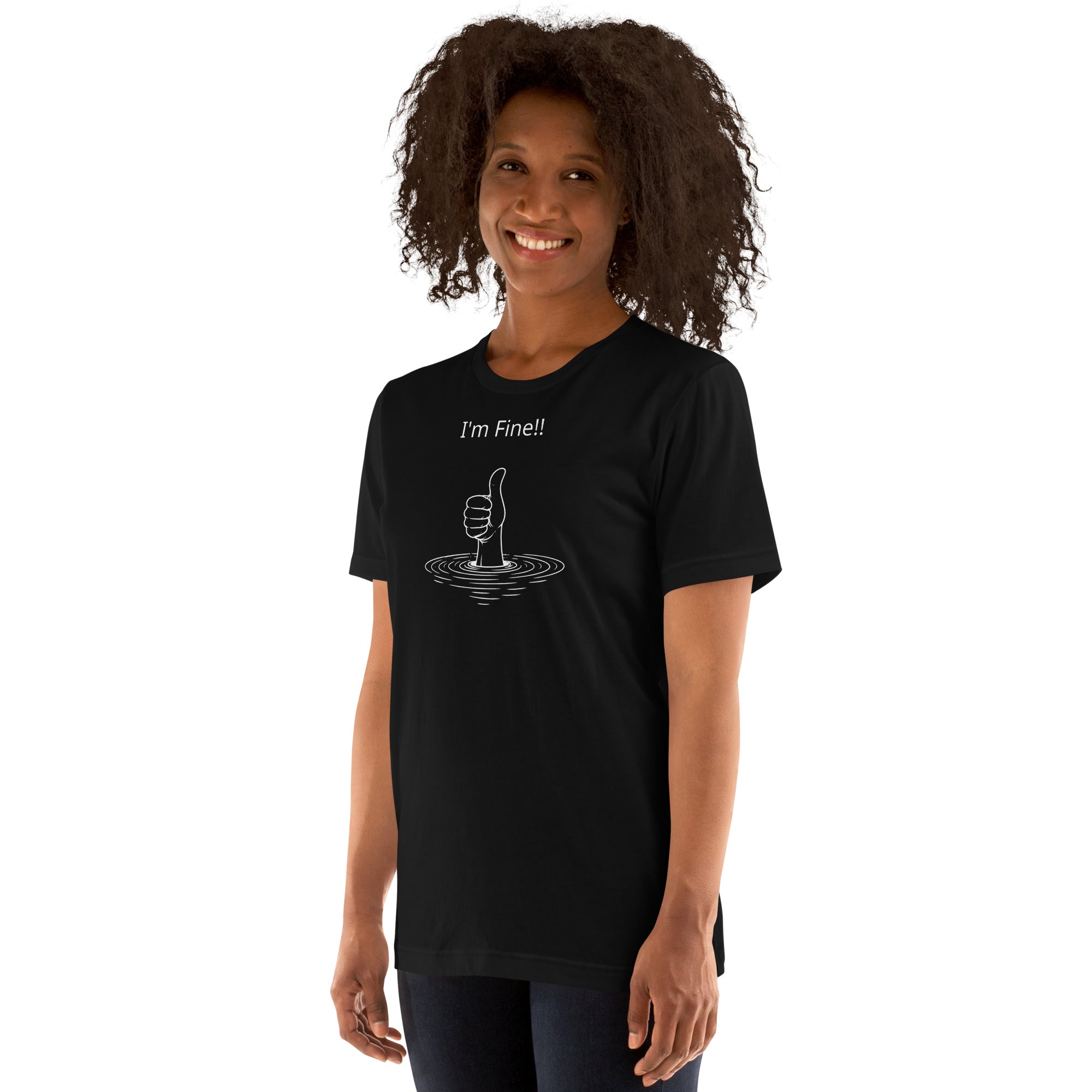 Unisex t-shirt - I'm Fine! – Apparel & Accessories > Clothin