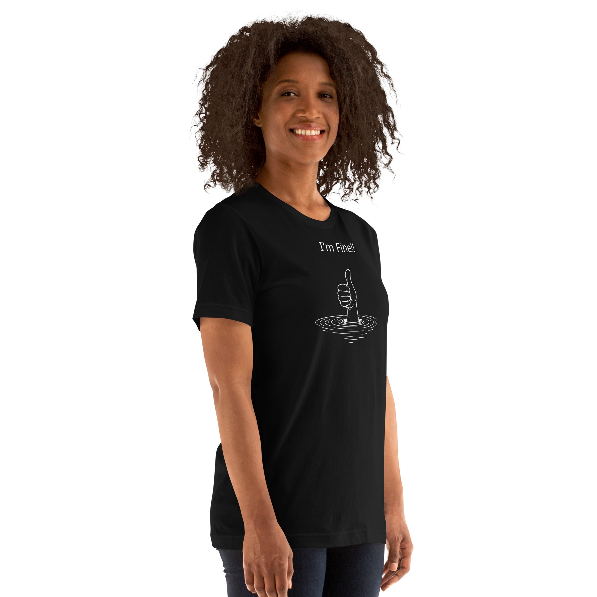 Unisex t-shirt - I'm Fine! – Apparel & Accessories > Clothin