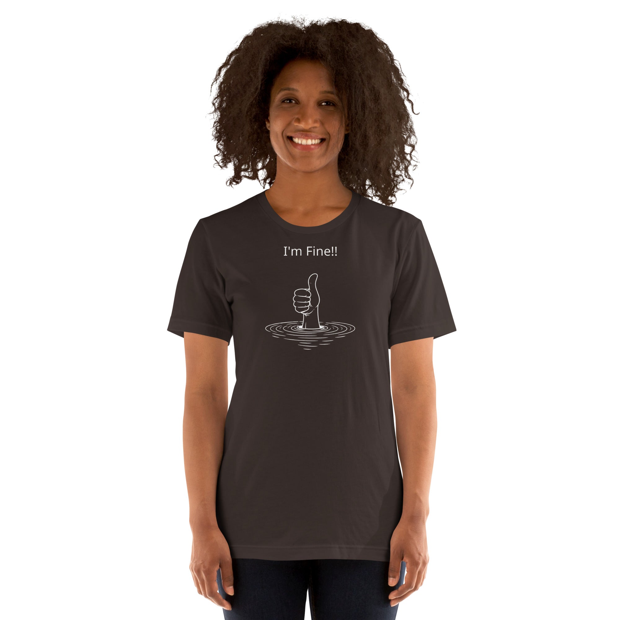 Unisex t-shirt - I'm Fine! – Apparel & Accessories > Clothin