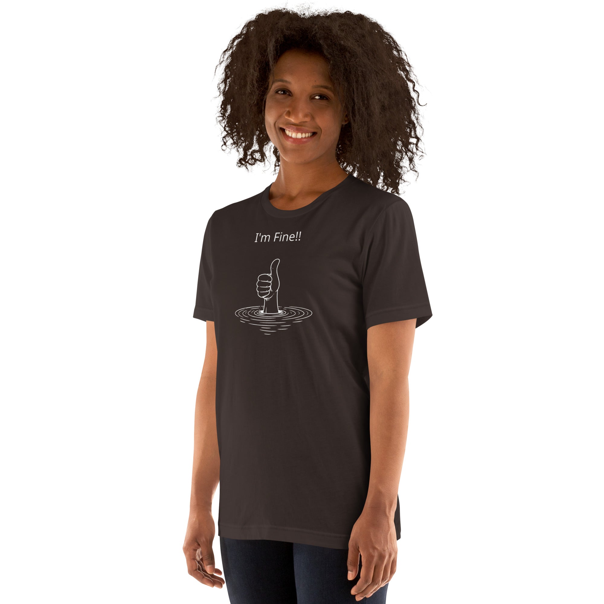 Unisex t-shirt - I'm Fine! – Apparel & Accessories > Clothin