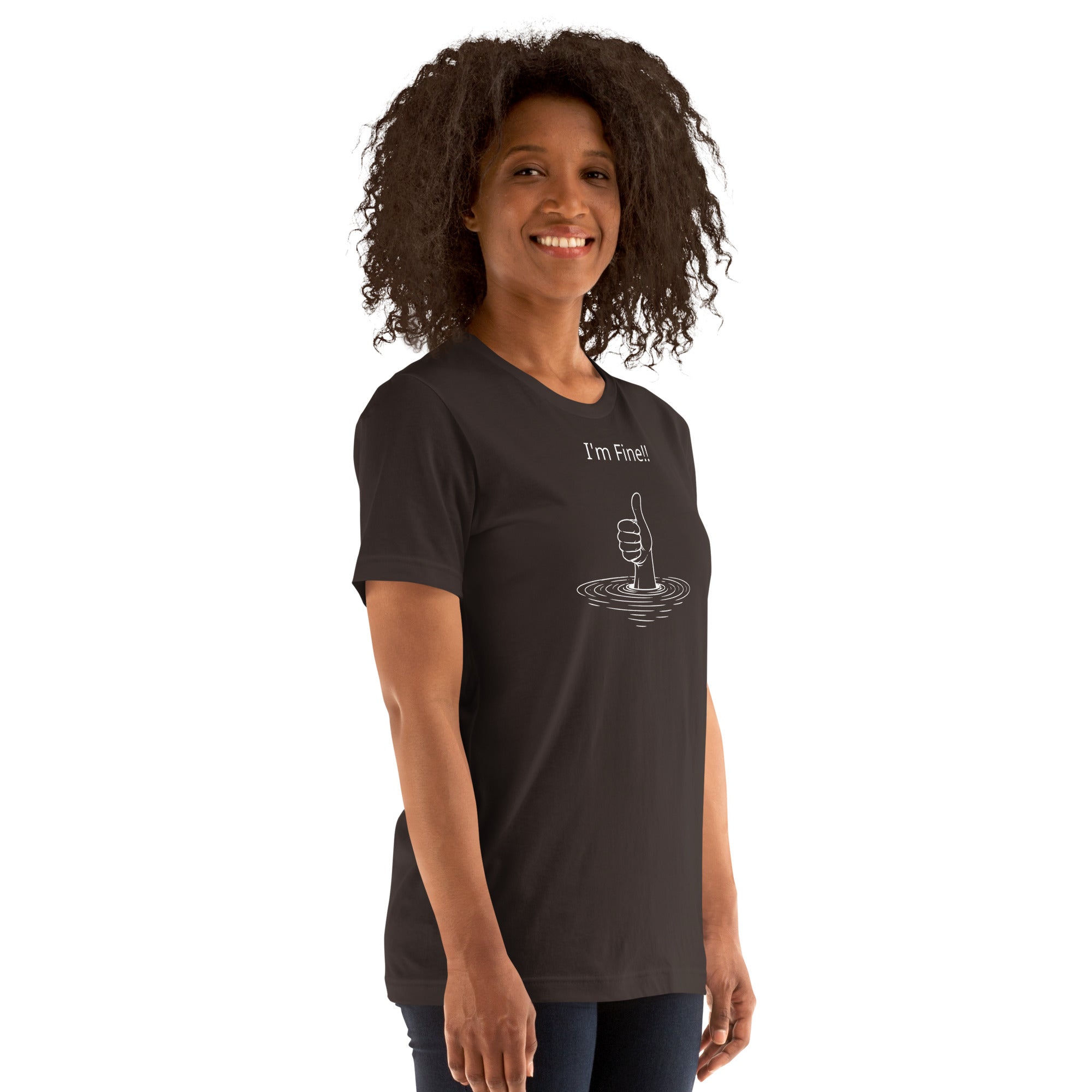 Unisex t-shirt - I'm Fine! – Apparel & Accessories > Clothin