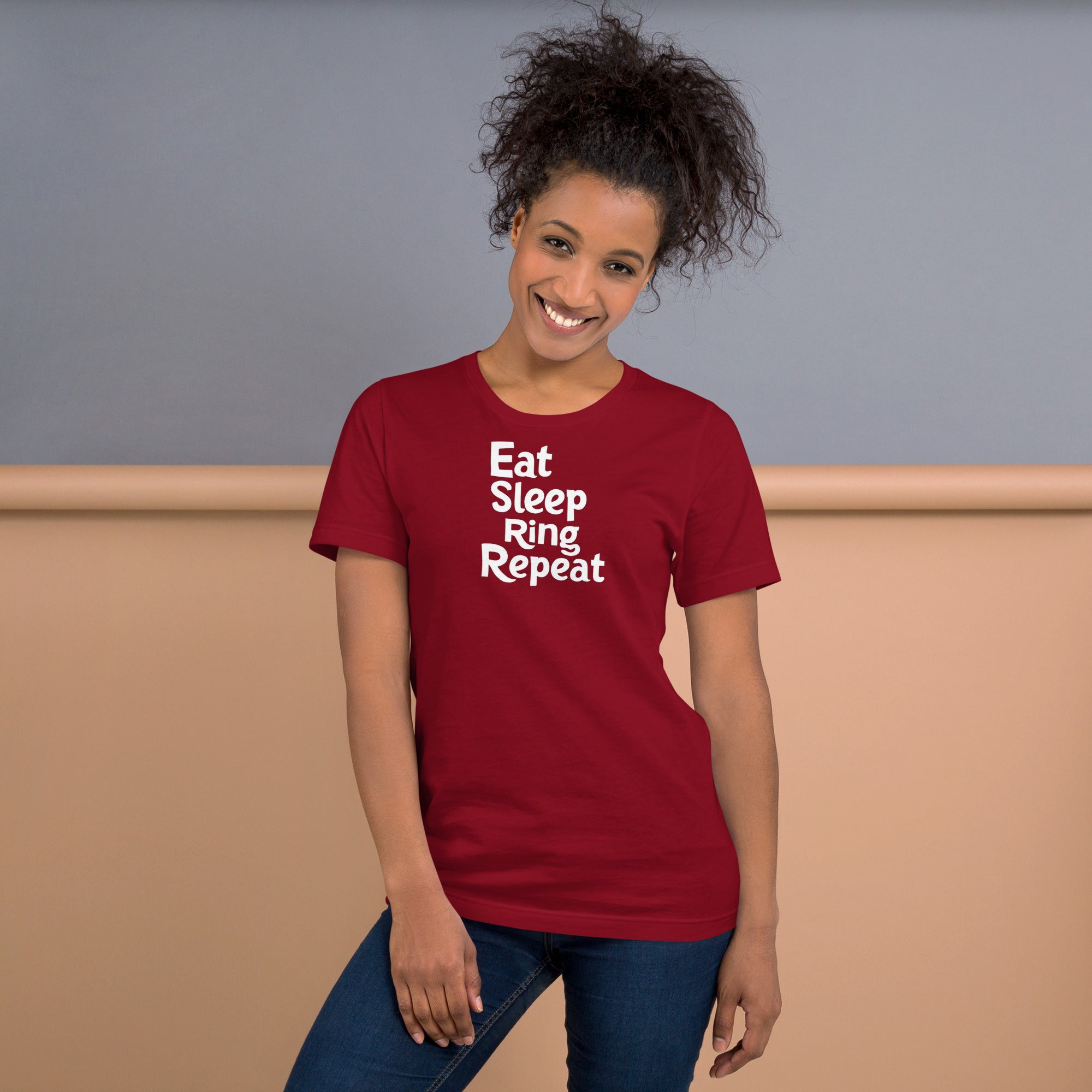 Unisex t-shirt - Eat Sleep Ring Repeat – Apparel & Accessori