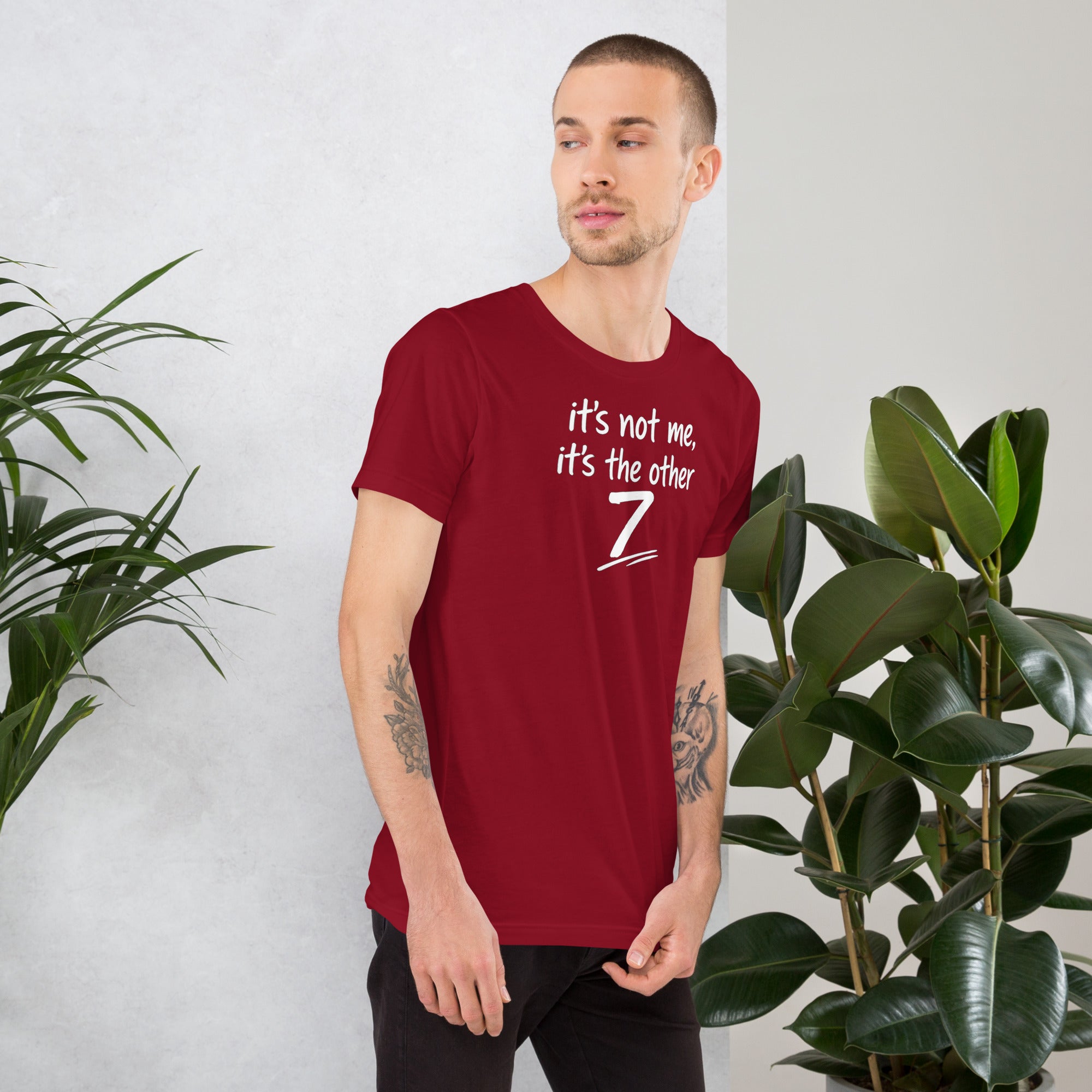 Unisex t-shirt - It's The Other 7! – Apparel & Accessories >