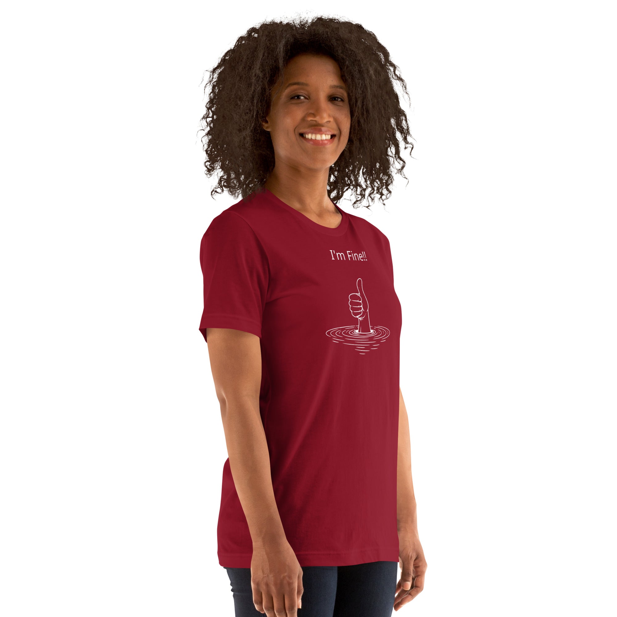 Unisex t-shirt - I'm Fine! – Apparel & Accessories > Clothin
