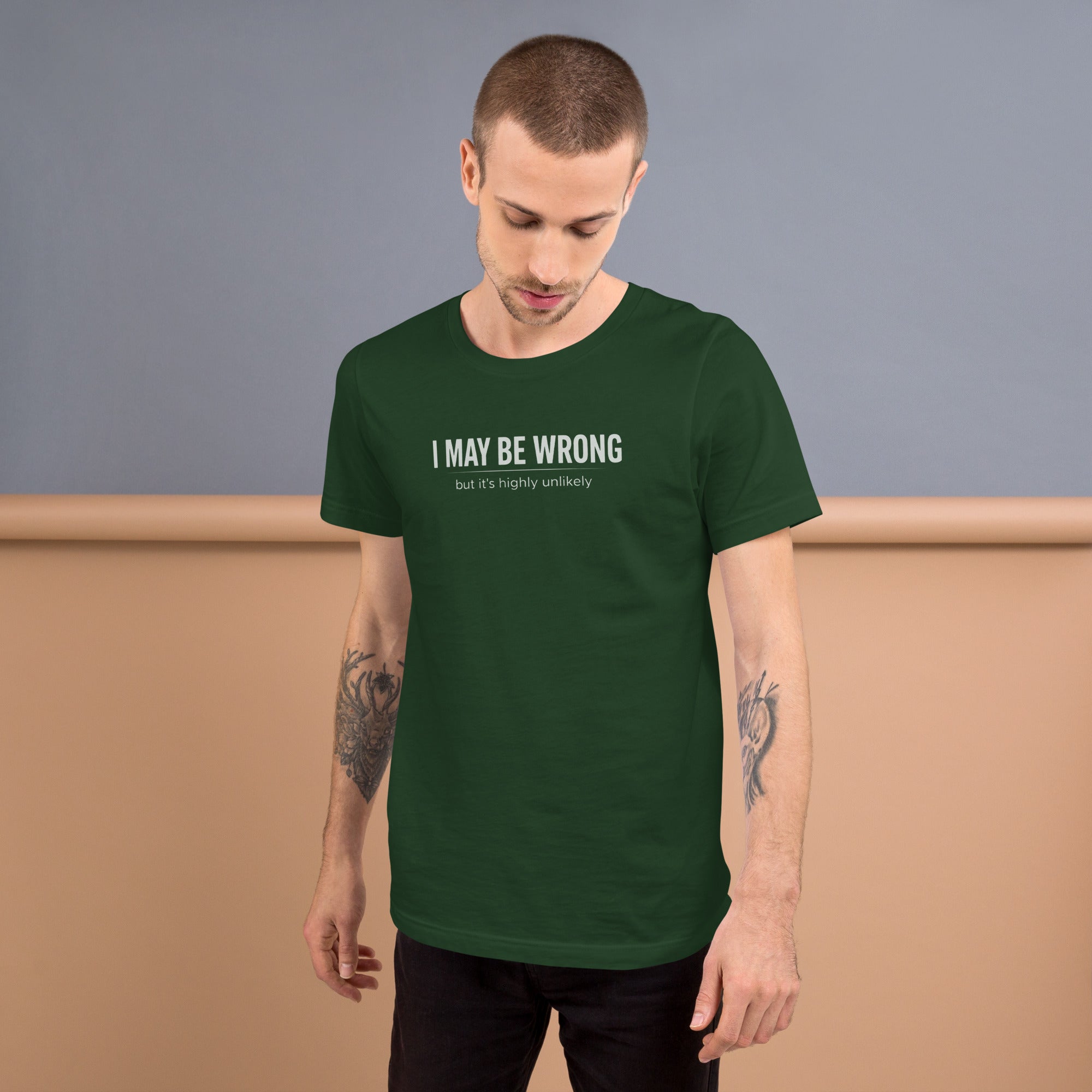 Unisex t-shirt - I May Be Wrong – Apparel & Accessories > Cl