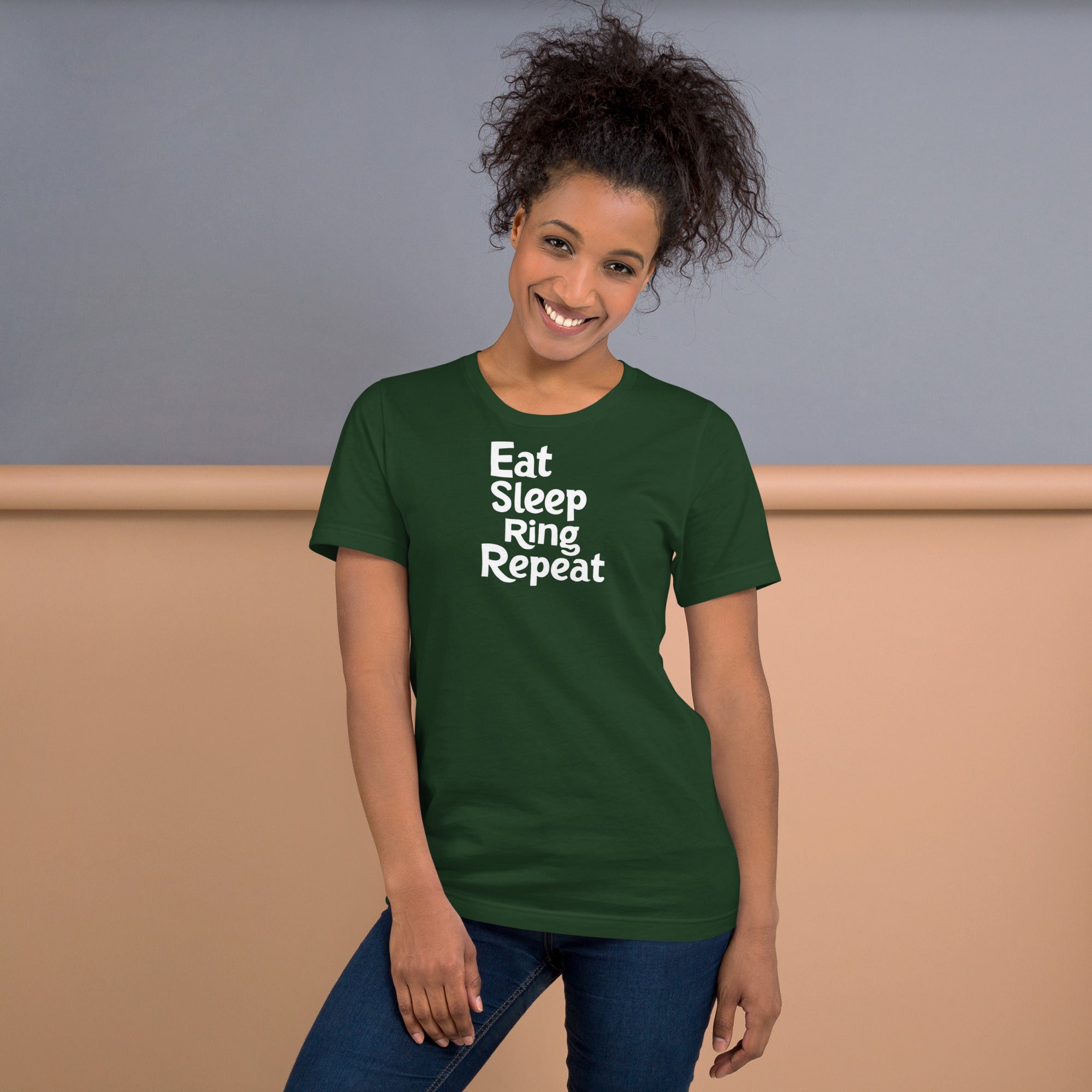 Unisex t-shirt - Eat Sleep Ring Repeat – Apparel & Accessori