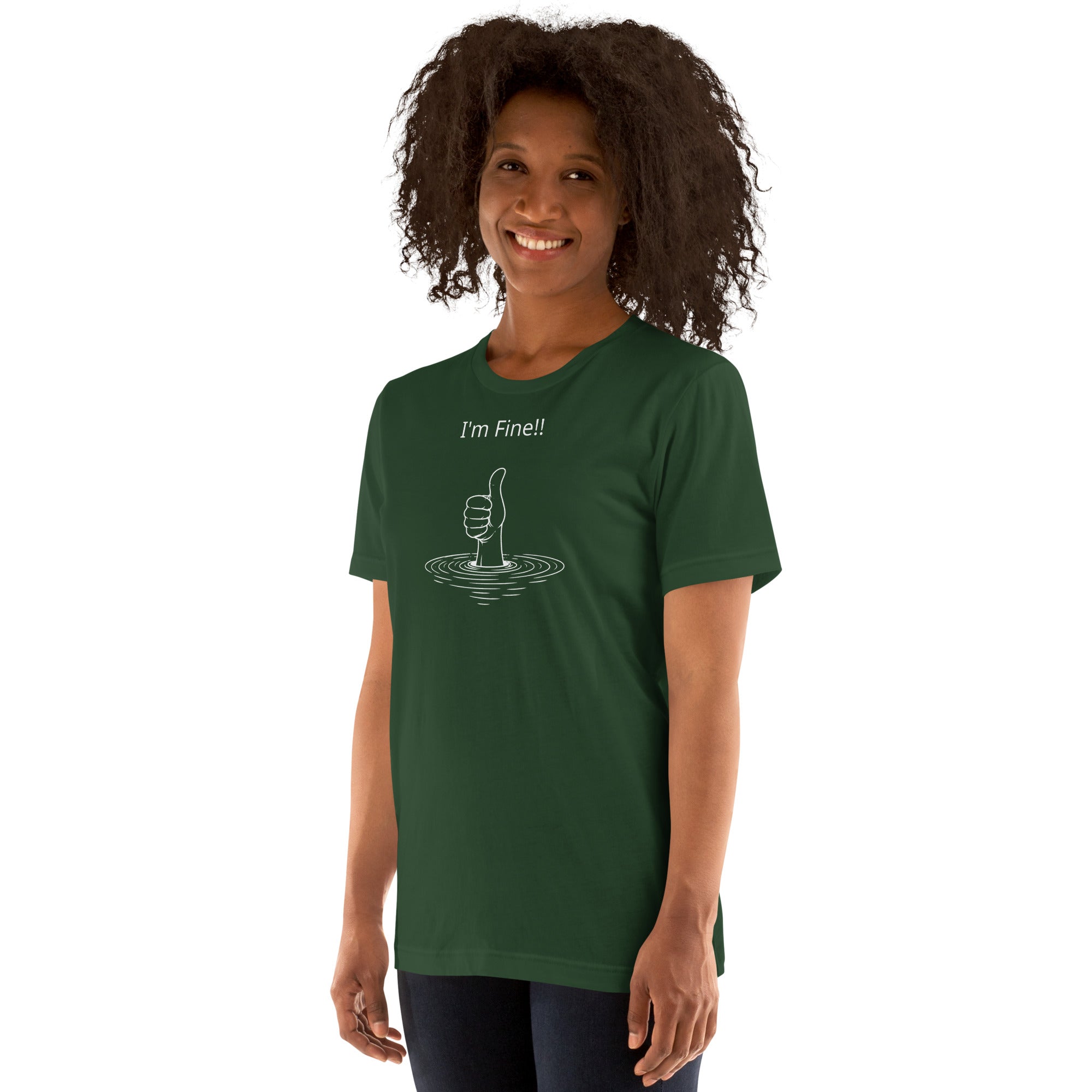 Unisex t-shirt - I'm Fine! – Apparel & Accessories > Clothin