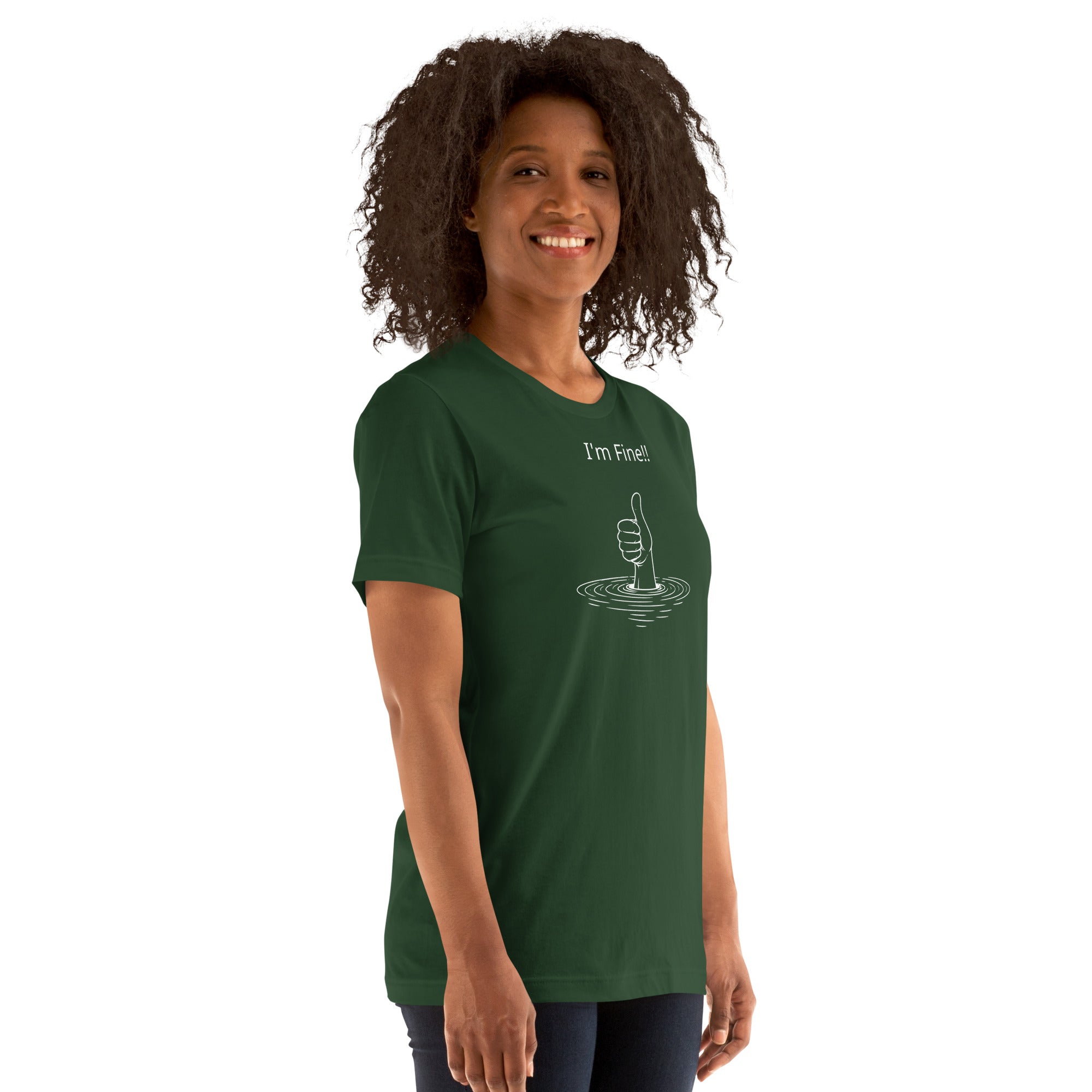 Unisex t-shirt - I'm Fine! – Apparel & Accessories > Clothin