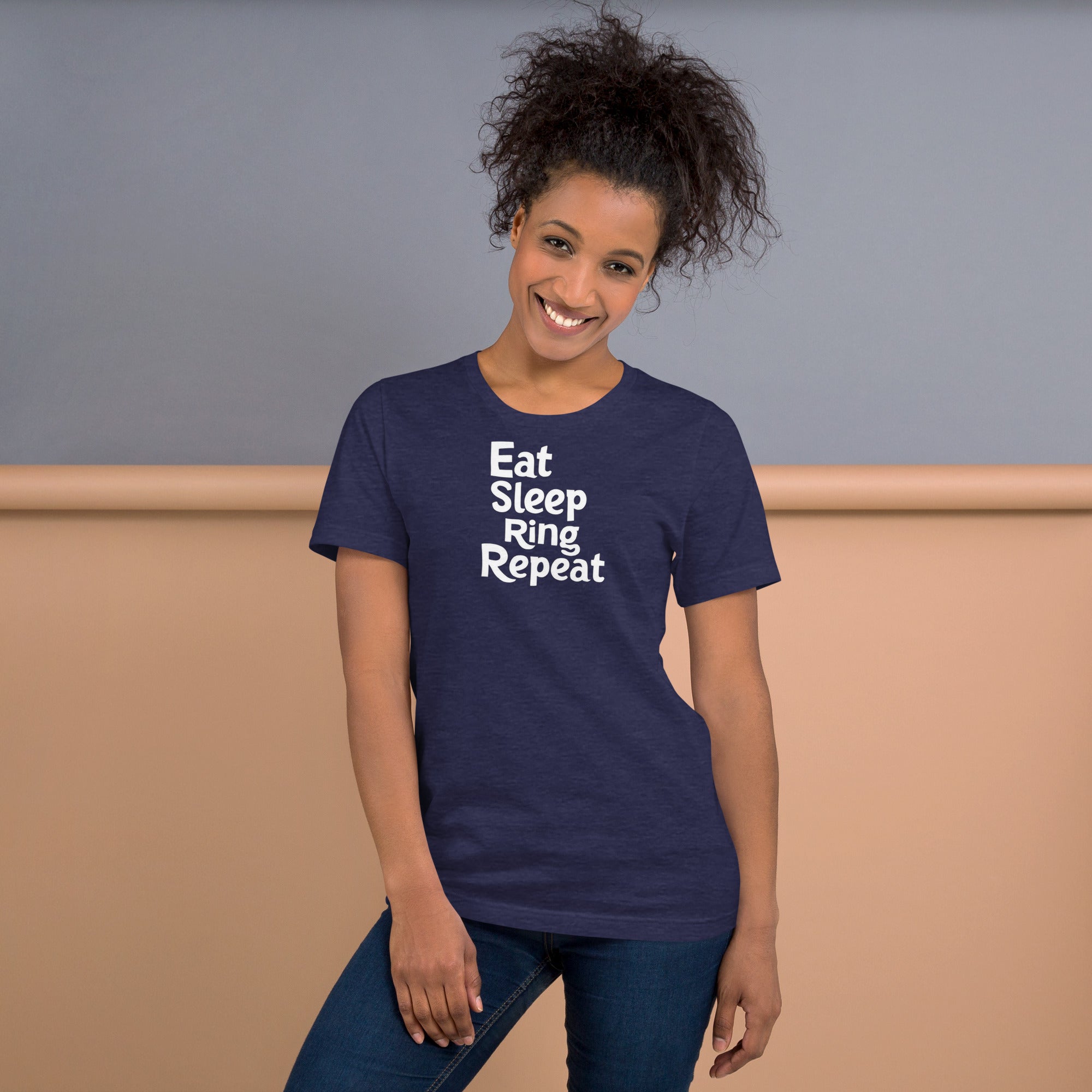 Unisex t-shirt - Eat Sleep Ring Repeat – Apparel & Accessori