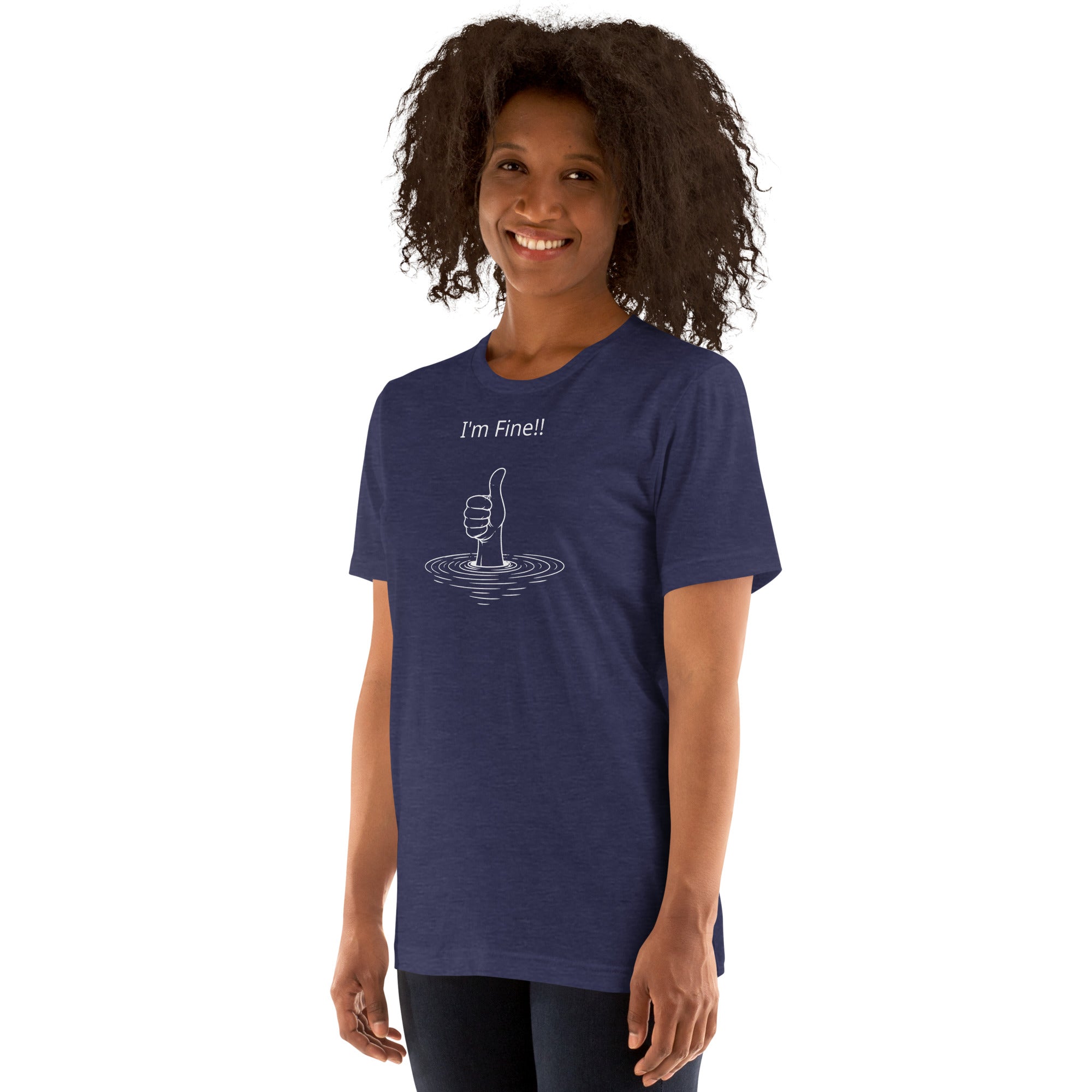 Unisex t-shirt - I'm Fine! – Apparel & Accessories > Clothin