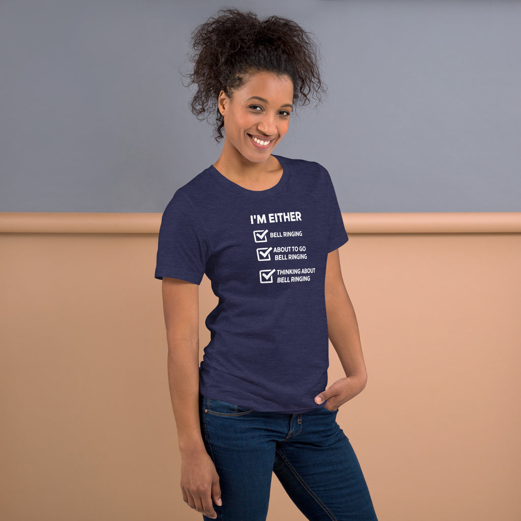 Unisex t-shirt - Thinking About Ringing – Apparel & Accessor