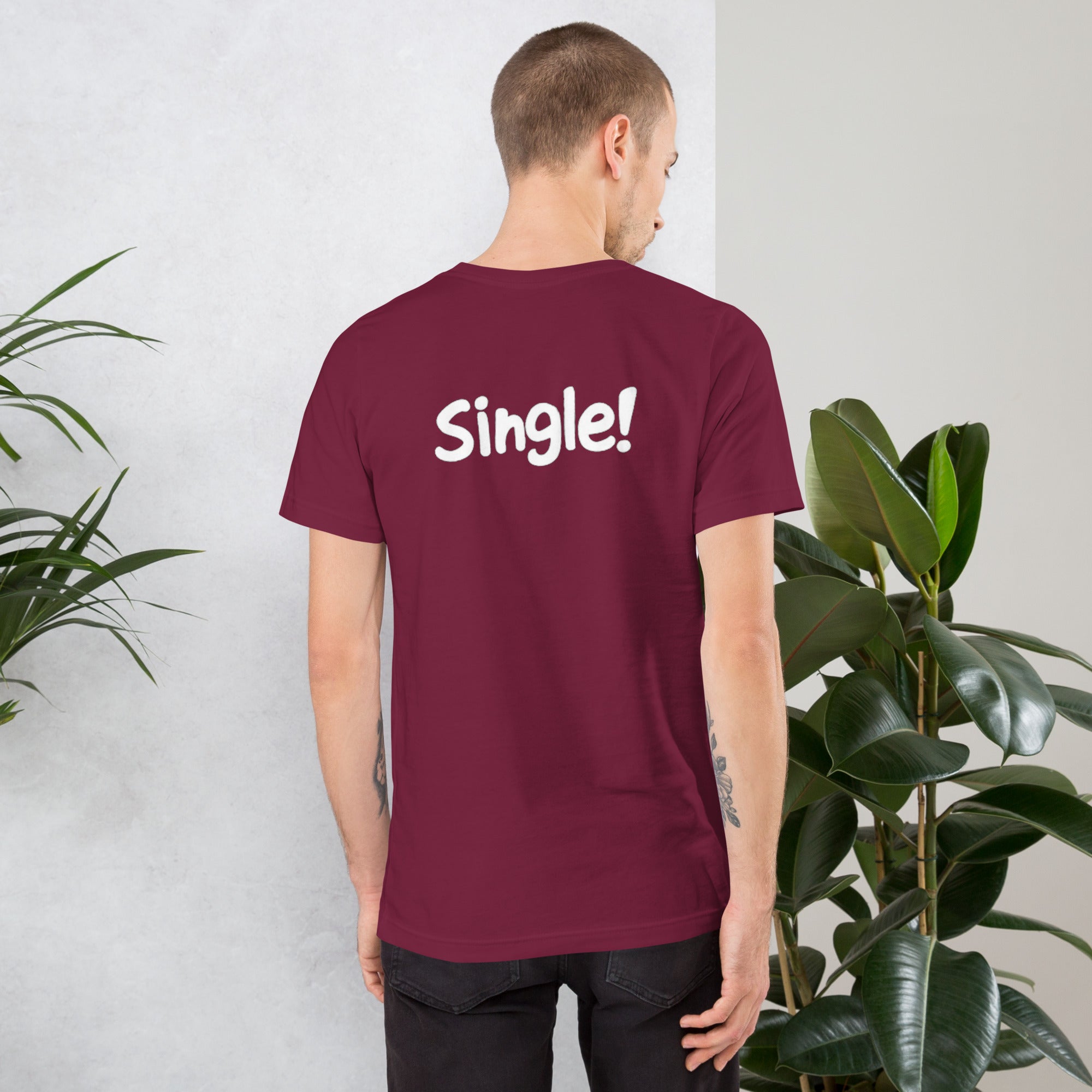 Unisex t-shirt - Bob! Single! – Apparel & Accessories > Clot