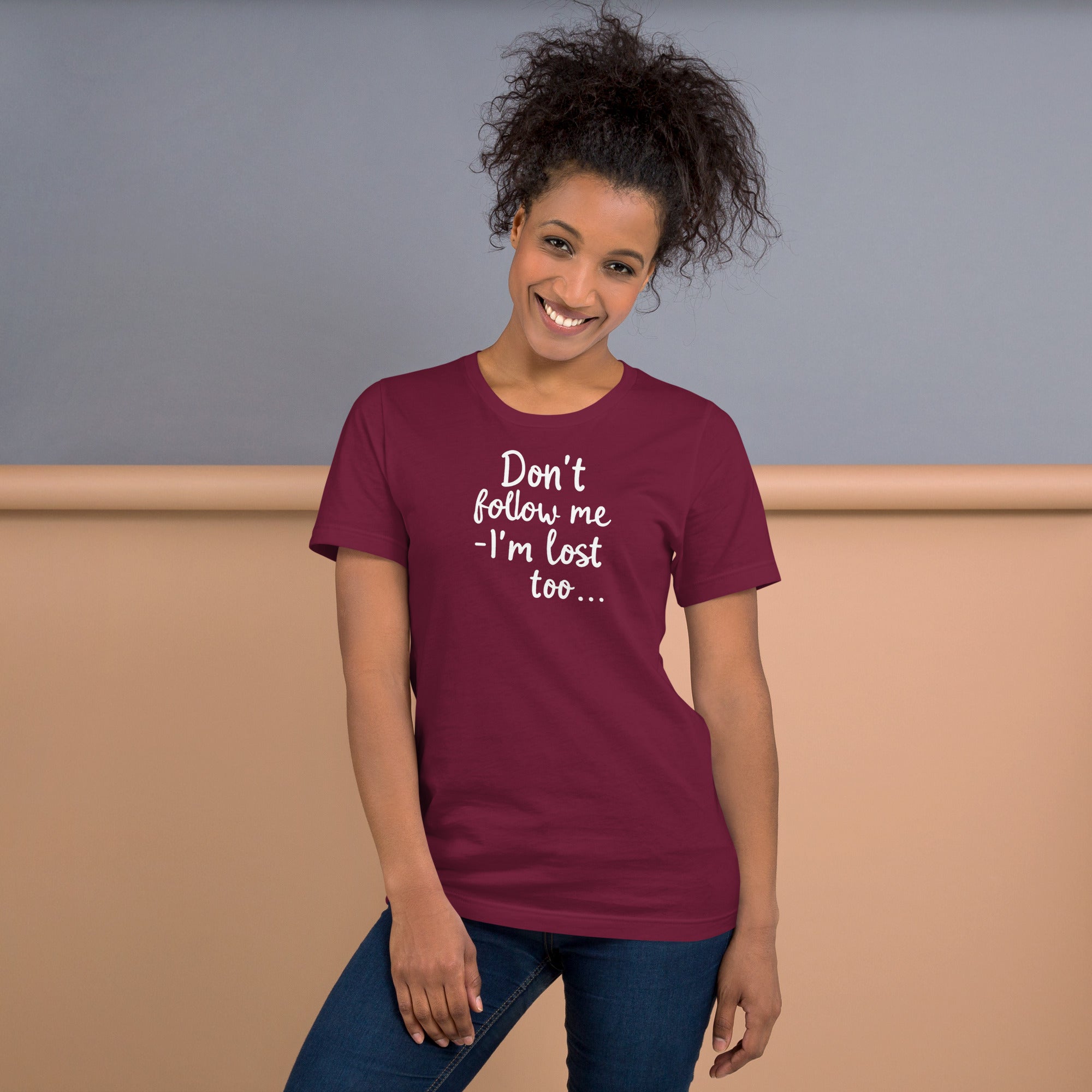 Unisex t-shirt - Don't Follow Me! – Apparel & Accessories > 