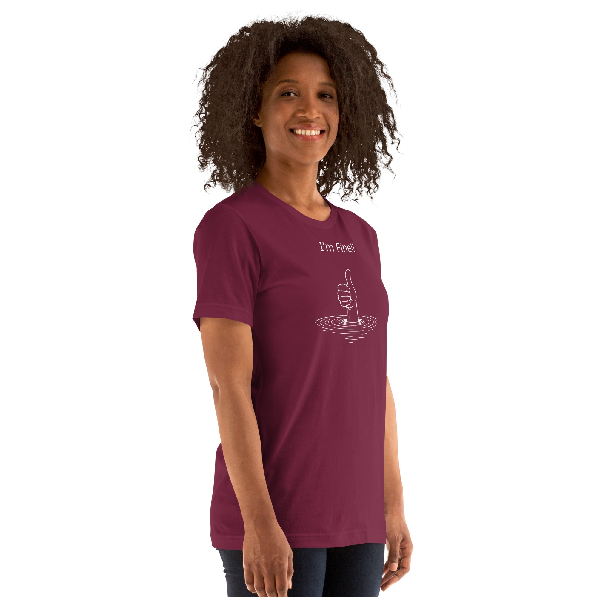 Unisex t-shirt - I'm Fine! – Apparel & Accessories > Clothin