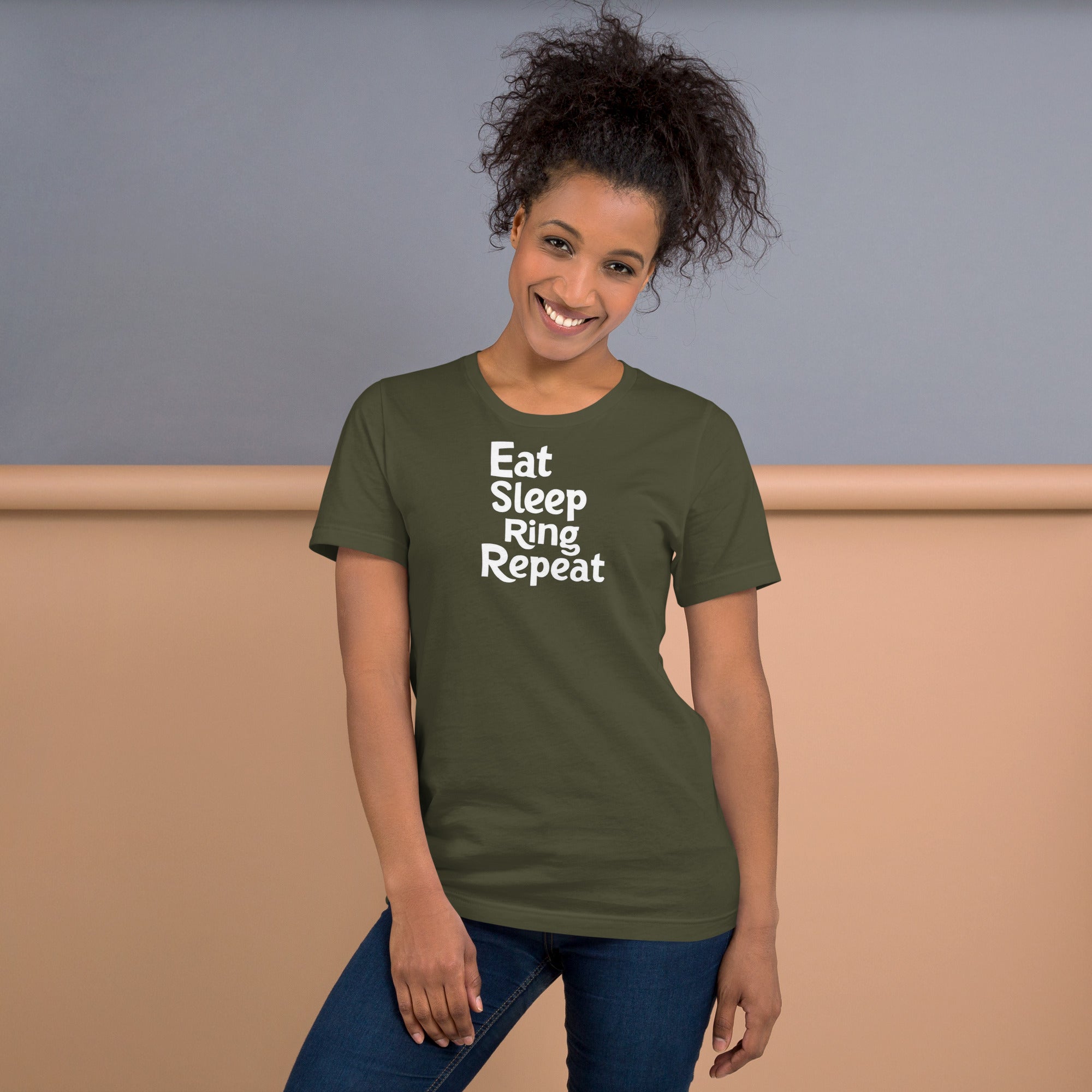 Unisex t-shirt - Eat Sleep Ring Repeat – Apparel & Accessori