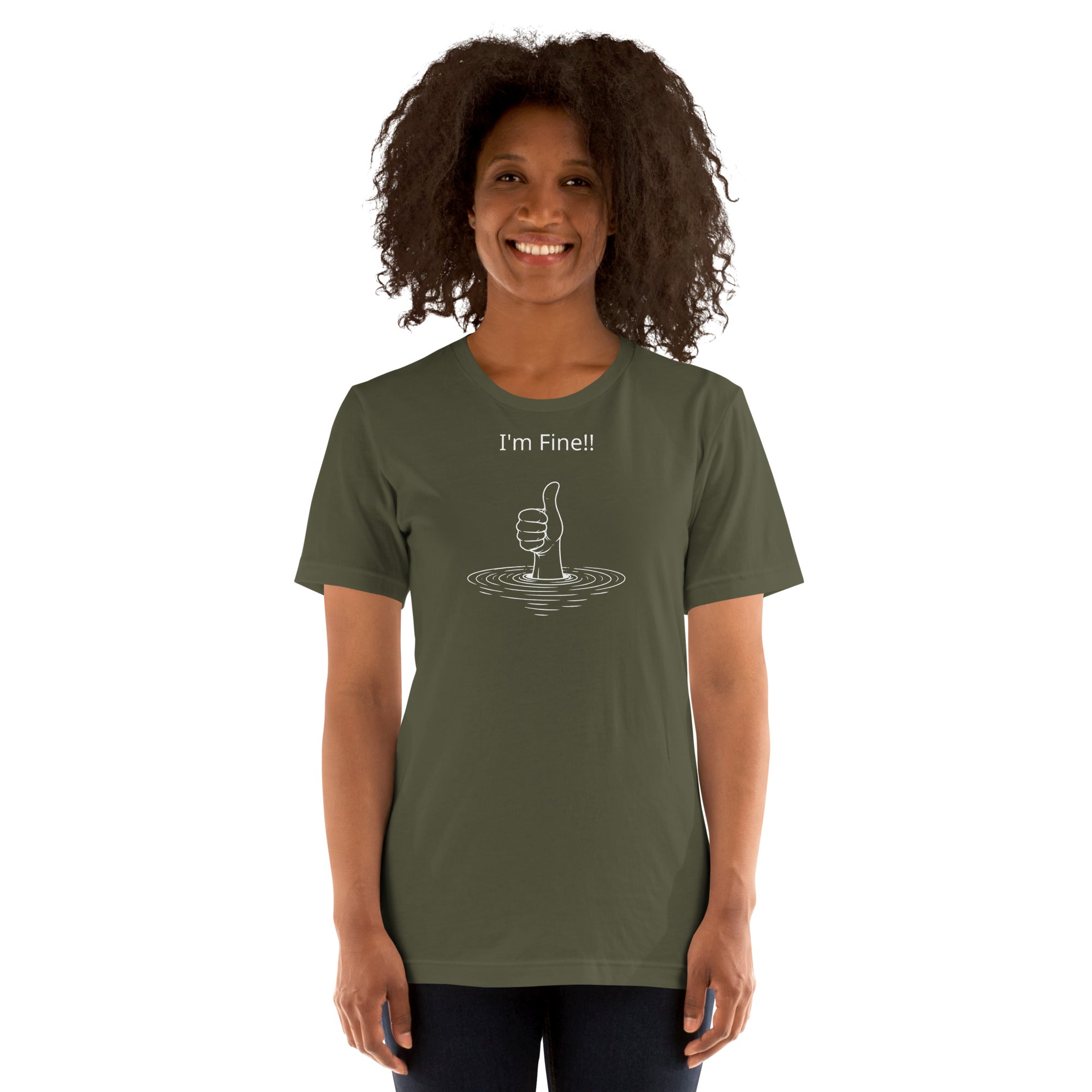 Unisex t-shirt - I'm Fine! – Apparel & Accessories > Clothin