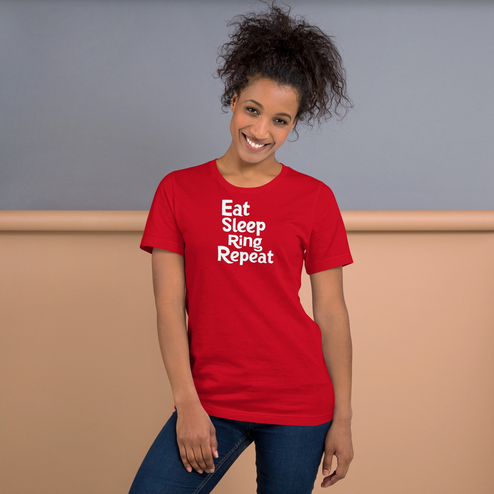 Unisex t-shirt - Eat Sleep Ring Repeat – Apparel & Accessori